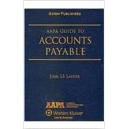 Aapa Guide to Accounts Payable 2010e by Langer, Jerri L. S., 9780735591837