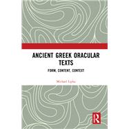 Ancient Greek Oracular Texts by Michael Lipka, 9781003541837