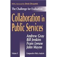 Collaboration in Public Services: The Challenge for Evaluation by Jenkins,Bill, 9780765801838