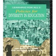 Policies for Diversity in Education by Booth,Tony, 9780415071857