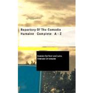Repertory of the Comedie Humaine Complete A-Z by Cerfberr, Anatole, 9781434611857