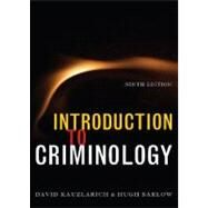 Introduction To Criminology by Kauzlarich, David; Barlow, Hugh, 9780742561861