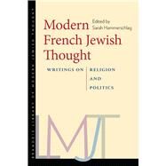 Modern French Jewish Thought by Hammerschlag, Sarah, 9781512601862