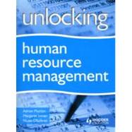 Unlocking Human Resource Management by Inman,Margaret, 9781444111866