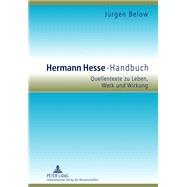 Hermann Hesse-handbuch by Below, Jurgen, 9783631631867