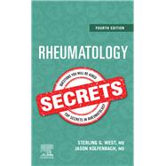 Rheumatology Secrets by West, Sterling G., M.D.; Kolfenbach, Jason, M.D., 9780323641869