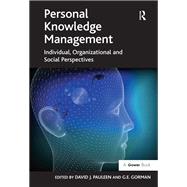 Personal Knowledge Management by David J. Pauleen, 9781317081883