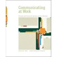 Communicating at Work : Principles and Practices for Business and the Professions by Adler, Ronald B.; Elmhorst, Jeanne Marquardt, 9780073511887
