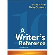 A Writer's Reference with...,Hacker, Diana; Sommers, Nancy,9781319191887