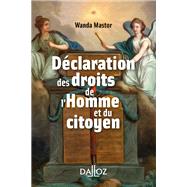 La Dclaration des droits de l'homme et du citoyen - 1re ed. by Wanda Mastor, 9782247201891