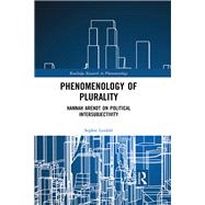 Phenomenology of Plurality: Hannah Arendt on Political Intersubjectivity by Loidolt; Sophie, 9781138631892