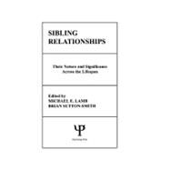 Sibling Relationships by Lamb, Michael E., 9780898591897