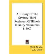 A History Of The Seventy-Third Regiment Of Illinois Infantry Volunteers by Newlin, W. H.; Lawler, D. F.; Sherrick, J. W., 9780548811900