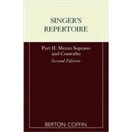 The Singer's Repertoire, Part II by Coffin, Berton, 9780810841901