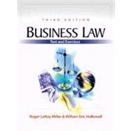 Package Business Law Text & Exercises by Miller/Hollowell, 9780324061925