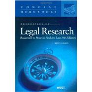 Principles of Legal Research by Olson, Kent C., 9780314211927