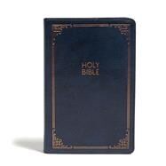 CSB Large Print Personal Size Reference Bible, Navy LeatherTouch, Indexed by Csb Bibles by Holman, 9781087721927