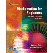Mathematics For Engineers by Croft, Tony; Davison, Robert, 9780131201934