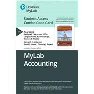 MyLab Accounting with Pearson eText -- Combo Access Card -- for Pearson's Federal Taxation 2020 Corporations, Partnerships, Estates & Trusts by Rupert, Timothy J; Anderson, Kenneth E.; Hulse, David S., 9780135641934