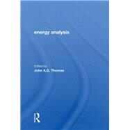 Energy Analysis by Thomas, Roger D. K., 9780367171940