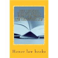 Three Constantly Tested Bar Subjects by Honor Law Books, 9781507571941