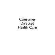 Consumer Directed Health Care by Slocum, Kim, 9781138431942