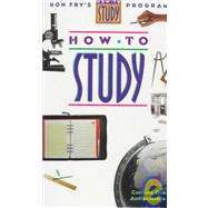 How to Study by Fry, Ronald W.; Butler, Beverly; Cooper, David, 9781565111943