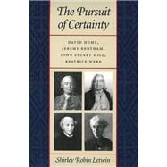 The Pursuit of Certainty by Letwin, Shirley Robin, 9780865971950
