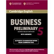 Cambridge English Business 5 Preliminary Student's Book With Answers by Corporate Author Cambridge Esol, 9781107631953