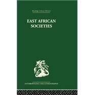 East African Societies by Shorter,Aylward, 9781138861954