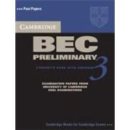 Cambridge BEC Preliminary 3 Student's Book with Answers by Cambridge ESOL, 9780521671958