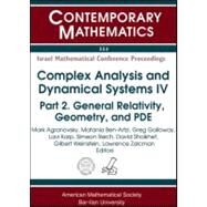 Complex Analysis and Dynamical Systems IV by Agranovsky, Mark; Ben-Artzi, Matania; Galloway, Greg; Karp, Levi; Reich, Simeon, 9780821851975