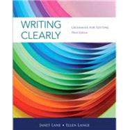 Writing Clearly Grammar for Editing by Lane, Janet; Lange, Ellen, 9781111351977