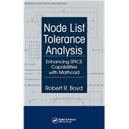 Node List Tolerance Analysis by Robert R. Boyd, 9781315221977