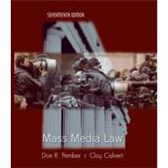 Mass Media Law by Pember, Don; Calvert, Clay, 9780073511979