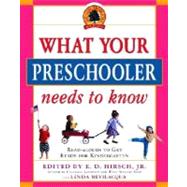 What Your Preschooler Needs to Know : Get Ready for Kindergarten by CORE KNOWLEDGE FOUNDATION, 9780385341981