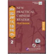 NEW PRACTICAL CHINESE READER TEXTBOOK 4CDs Vol. 2 (Audio CD) by Beijing Language and Culture Univ. Press, 9787887031983