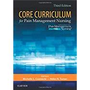 Core Curriculum for Pain Management Nursing by Aspmn, 9780323461986