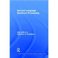 Second Language Sentence Processing by Juffs; Alan, 9780415631990