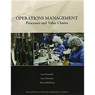 Operations Management: Process and Value Chains, University of Massachusetts Amherst Custom Edition by Lee J. Krajewski & Larry P. Ritzman, 9780558521998