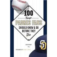 100 Things Padres Fans Should Know & Do Before They Die by Kenney, Kirk; Jones, Randy, 9781629372006