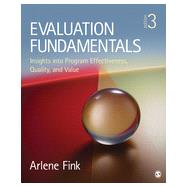 Evaluation Fundamentals by Fink, Arlene, 9781452282008