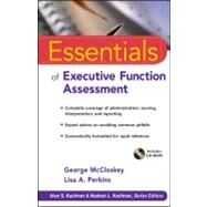 Essentials of Executive Functions Assessment by McCloskey, George; Perkins, Lisa A., 9780470422021
