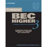 Cambridge BEC Higher 3 Student's Book with Answers by Cambridge ESOL, 9780521672030