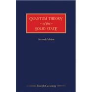 Quantum Theory of the Solid State by Callaway, Joseph, 9780121552039