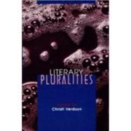 Literary Pluralities by Verduyn, Christl, 9781551112039