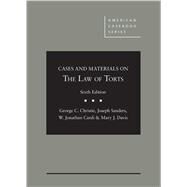 Cases and Materials on the Law of Torts(American Casebook Series) by Unknown, 9781684672042