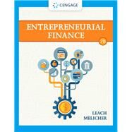 Entrepreneurial Finance by Leach, J. Chris; Melicher, Ronald W., 9780357442043