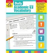 Daily Academic Vocabulary, Grade 5 by Evans, Marilyn, 9781596732049