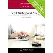 Legal Writing and Analysis by Edwards, Linda H., 9781543812053